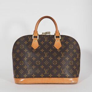 Louis Vuitton Alma PM Monogram Canvas Top Handle Bag Vintage LV